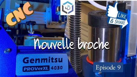 genmitsu proverxl 4030 spindle upgrade